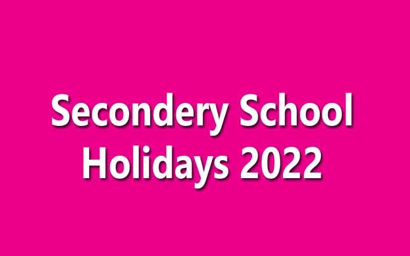 Secondary School Holidays 2022 Bangladesh (BD)